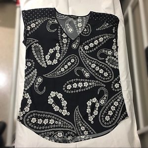 Express Silky Paisley Shirt Workwear